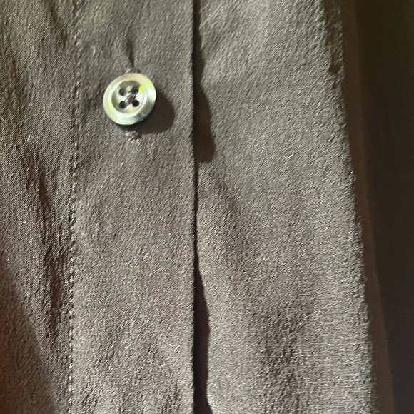 Black silk blouse from The Podolls. Medium - Picture 6 of 8